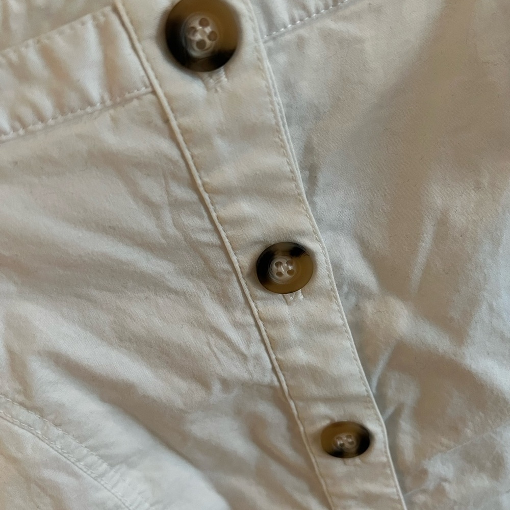 Pixie Market Cropped White Blouse - image 4